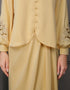 BAJU KURUNG KEDAH MODEN ESTEE (LIGHT YELLOW)